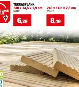 Hubo Terrasplank aanbieding
