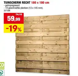Hubo Tuinscherm recht aanbieding