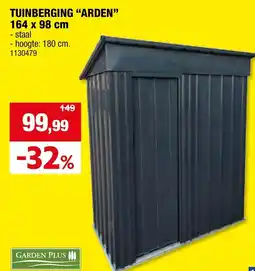 Hubo TUINBERGING "ARDEN" 164 x 98 cm aanbieding