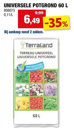 Hubo Universele potgrond aanbieding