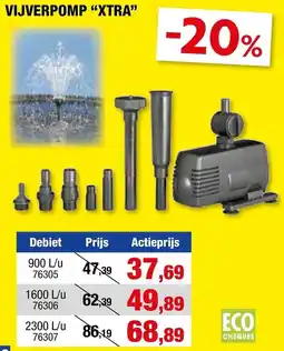 Hubo Vijverpomp "xtra" aanbieding