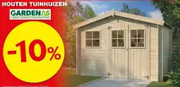 Hubo Houten tuinhuizen aanbieding