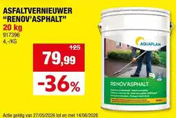 Hubo ASFALTVERNIEUWER "RENO'ASPHALT" aanbieding