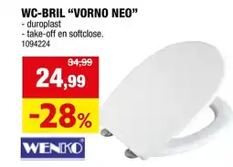 Hubo Wc-bril "vorno neo" aanbieding
