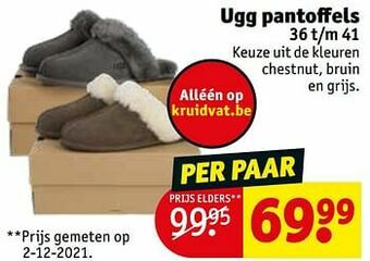 Kruidvat Pantoffels aanbieding