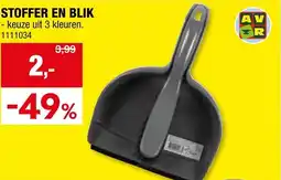 Hubo Stoffer en blik aanbieding