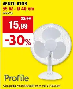 Hubo VENTILATOR aanbieding