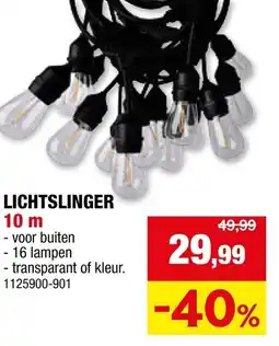 Hubo LICHTSLINGER aanbieding