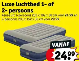 Kruidvat Luxe luchtbed 1- of 2- persoons aanbieding