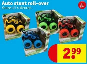 Kruidvat Auto stunt roll-over aanbieding