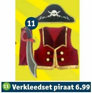 Verkleedset piraat