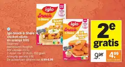 Albert Heijn Iglo Snack & Share chicken sticks en scampi fritti aanbieding