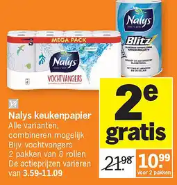 Albert Heijn Nalys keukenpapier aanbieding
