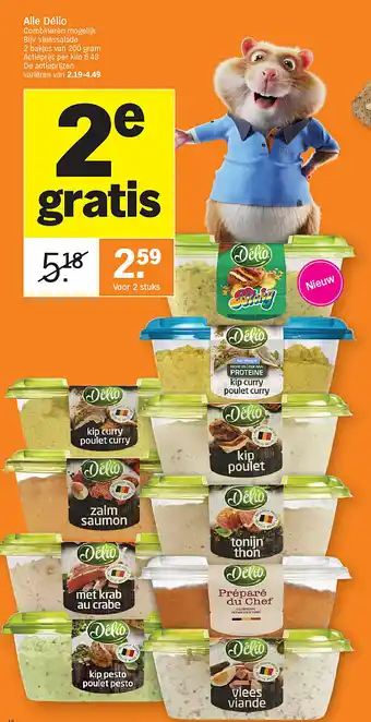 Albert Heijn Alle Délio aanbieding
