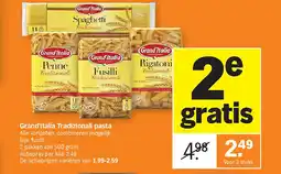 Albert Heijn Grand'Italia Tradizionali pasta aanbieding