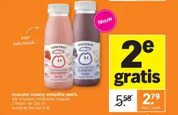 Albert Heijn innocent creamy smoothie swirls aanbieding
