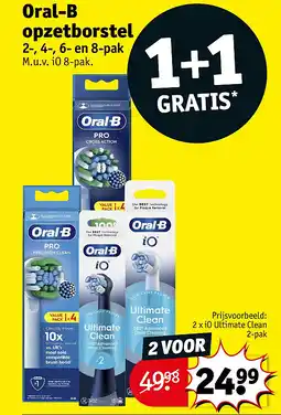 Kruidvat Oral-B opzetborstel aanbieding