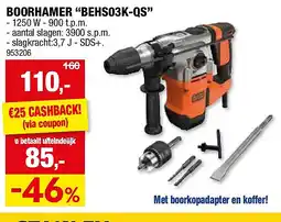 Hubo BOORHAMER “BEHS03K-QS” aanbieding