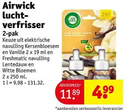 Kruidvat Airwick luchtverfrisser aanbieding