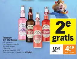 Albert Heijn Fentimans 0.75 literflessen aanbieding