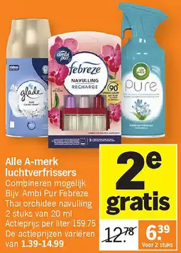 Albert Heijn Alle A-merk luchtverfrissers aanbieding