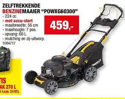 Hubo ZELFTREKKENDE BENZINEMAAIER “POWXG60300” aanbieding