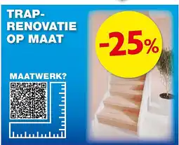 Hubo TRAPRENOVATIE OP MAAT aanbieding