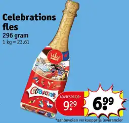 Kruidvat Celebrations fles aanbieding