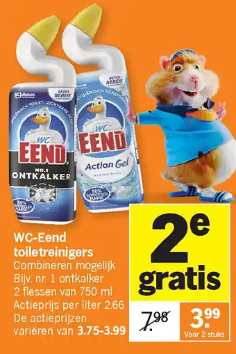 Albert Heijn WC-Eend toiletreinigers aanbieding