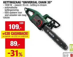 Hubo KETTINGZAAG “UNIVERSAL CHAIN 35” aanbieding
