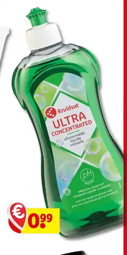 Kruidvat Kruidvat Ultra Concentrated Produit Vaisselle aanbieding