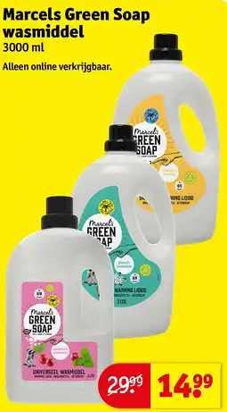 Kruidvat Marcels Green Soap wasmiddel aanbieding