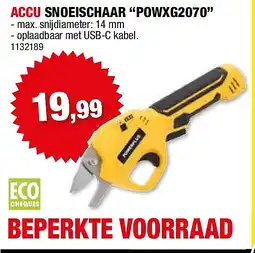 Hubo ACCU SNOEISCHAAR “POWXG2070” aanbieding