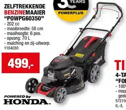 Hubo ZELFTREKKENDE BENZINEMAAIER “POWPG60350” aanbieding