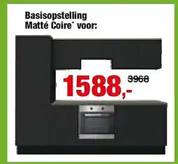 Hubo Basisopstelling Matté Coire* voor: aanbieding