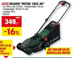 Hubo ACCU MAAIER “ROTAK 18V2-38” aanbieding
