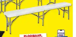 Hubo VOUWBANK 183 x 30 x 43 cm aanbieding