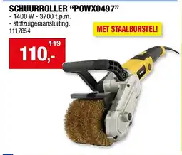 Hubo SCHUURROLLER “POWX0497” aanbieding