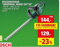 Hubo HEGGENSCHAAR “UNIVERSAL HEDGE CUT 50” aanbieding