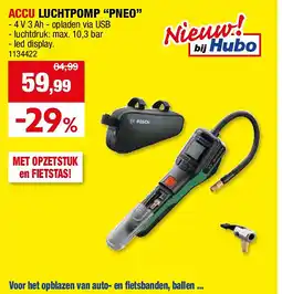 Hubo ACCU LUCHTPOMP “PNEO” aanbieding