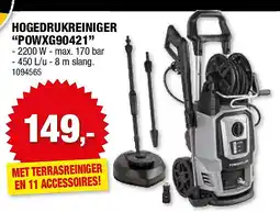 Hubo HOGEDRUKREINIGER “POWXG90421” aanbieding