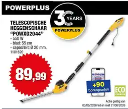 Hubo TELESCOPISCHE HEGGENSCHAAR “POWXG2044” aanbieding