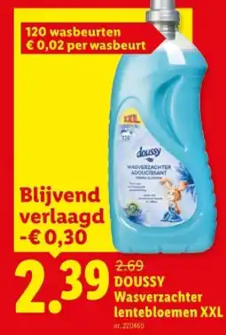 Lidl Wasverzachter lentebloemen XXL aanbieding