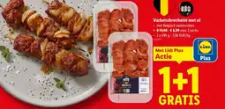 Lidl Varkensbrochette met ui aanbieding