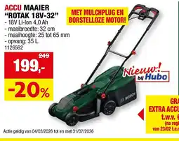 Hubo ACCU MAAIER “ROTAK 18V-32” aanbieding