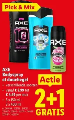 Lidl Bodyspray of douchegel aanbieding