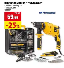 Hubo KLOPBOORMACHINE “POWX0265” aanbieding