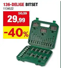 Hubo 136-DELIGE BITSET aanbieding