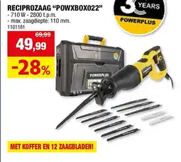 Hubo RECIPROZAAG “POWXBOX022” aanbieding