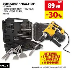 Hubo BOORHAMER “POWX1199” aanbieding
